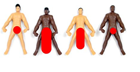 Inevitable Party Size Matters Buddies | The Original Drinking Buddies | Pack of 4 Sexy Men Drink Markers