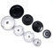 JCSPARES® - Kit 4 bruciatori 4 piattelli diffusori fuoco piano cottura cucina completi compatibili con Hotpoint Ariston - Indesit - Whirlpool - Nardi (Vedi modelli in descrizione)