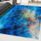 Mazovia Modern Teppich - Kurzflor Waschbar - Weich Teppich für Wohnzimmer, Schlafzimmer, Esszimmer – Teppiche Abstrakt - Bunt Blau 160 x 230 cm