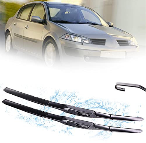 24 + 18 Auto Frontscheibe Scheibenwischerblätter Für R&enault Für Megane MK2 2002 2003 2004 2005 2006 Scheibenwischerblatt
