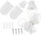 MUCKLILY 28mm Roller Blind Accessory Kit Blind Replacement Parts Beaded Chain Fitting Clutch Bracket for Window Shades