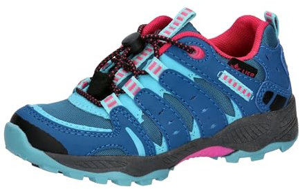 Lico Jungen Unisex Kinder Fremont Trekkingsschuhe, Petrol/pink/türkis, 30 EU
