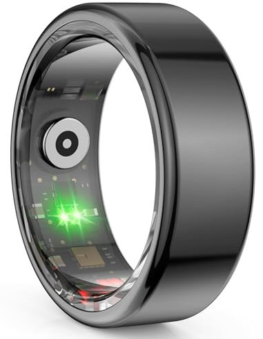 findtime Smart Ring - Health Fitness Tracker with Sleep Monitor, Heart Rate, Blood Oxygen, Pedometer, Step Calories Counter, IP68 Waterproof