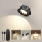 FULEN LED Wandleuchte Innen, Wandlampe mit Akku, Fernbedienung mit Touch Control, 360° Drehbare, für Wohnzimmer Schlafzimmer TreppenhausFlur kabellose wandleuchten, Schwarz 1 Stück