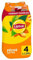 Lipton Ice Tea Pêche - Lot de 4 Bouteilles x 1.25L Fraîchement Infusé - Rafraîchissant Thé Glacé aux Arômes Naturels - Boisson Fruit - Le Lot De 3