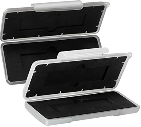 MERRYHAPY 2pezzi Custodia Per Hard Disk Ssd Resistente Urti e All Design Pp Grigio Per Protezione Ottimale Dei Dischi Rigidi