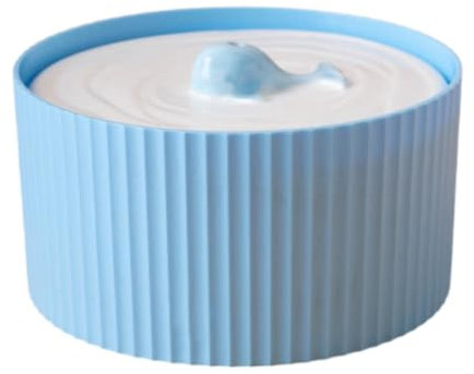 Sharplace Fontaine à Eau en céramique pour Chat, 1,5 L, Fontaine à Eau silencieuse pour Animaux de Compagnie, Automatique pour Chiens, Chiots et Plusieurs