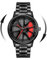 Mihawk Felgenuhr Herren - Motorsport Armbanduhr im 3D Felgendesign aus Edelstahl - felgen Uhr Custom Designer Uhr mit Mineralglas - Quarzuhr (X-M3)
