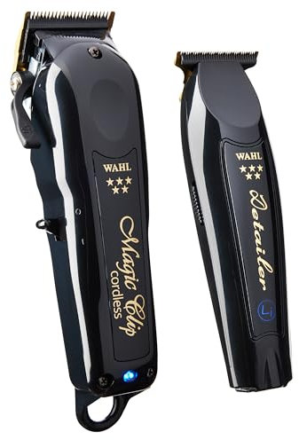 Wahl Kabellose Barber Combo - Mit Magic Clip & Detailer Li - Titan-Klingen - 100 Minuten Laufzeit