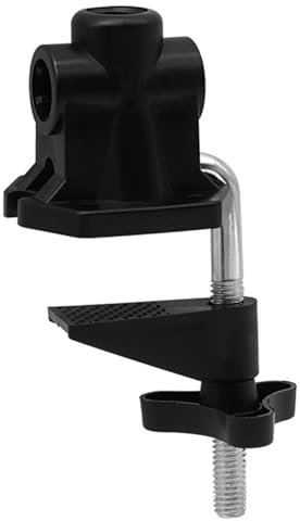 Marking da scrivania portatile, supporto per morsetto da tavola da 0,47 pollici con base regolabile, clip lampada da scrivania in plastica e metallo per ufficio, casa e workstation