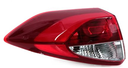 LDKH Auto Rücklicht-Komplettsets, Auto LED Heckleuchte Bremsleuchte Kontrollleucht Austausch Links Rechts, für Hyundai Tucson 2015-2018,A Outside Left