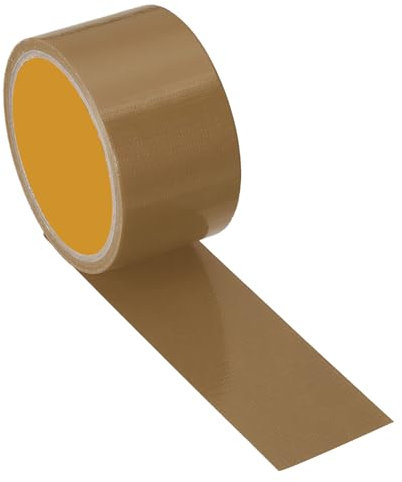 PATIKIL Gaffa Tape Klebeband 5cm x 10 Meter, Wasserdichtes Panzertape Keine Rückstände Nicht Reflektierend Einfach Zu Reißen Für Innen Außen Fotografie Elektrokabel Verwendung, Braun