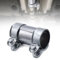 Abrazadera Escape, 50 Mm X 125 Mm Conector Tubo Escape Abrazadera Tubo Escape Abrazadera De Acero Inoxidable De Escape De Coche