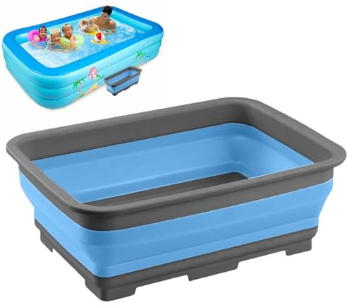 Bain de pieds pour piscine – Bac de nettoyage extérieur pour les pieds, bassin de rinçage robuste pour l'entrée du spa ou de la piscine | Bac de lavage antidérapant pour enlever le sable et l', r