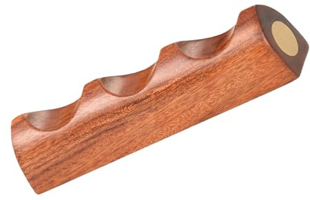 Support en Bois pour Pinceaux de Calligraphie Chinois, Bureau Décoratif | Repose-pinceaux en Bois et Cuivre, Rangement Multifonction pour Pinceaux D’écriture, Style Chinois