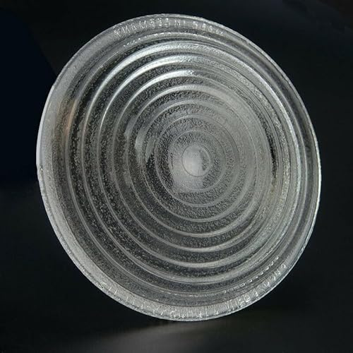 MULANGDI 1Pc Fresnel Lens High Temperature Resistant 50mm-175mm Round Thread Lens Glass Condenser For Spotlight Ungsten Stage Lamp Cover(130mm)