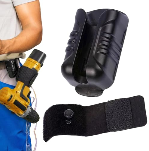 Protoence Bohrerhalter Für Werkzeuggürtel,Hülle mit Werkzeuggriff - Elektrobohrer Holster Schnalle - Für Hammer Schraubenzieher Nagler Werkstatt Holzarbeiten Hausreparatur Klempnerarbeiten Zimmerleute