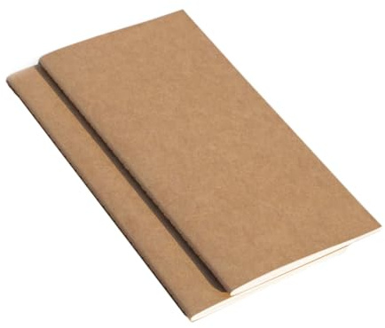 Wanderings A5 Traveler's Notebook Calendar Refill Inserts - 5.8 x 8.4 (14.2 x 21cm) - Sep 2026 to Dec 2027 - A5 Calendar Planner Refills for Leather Travel Journals, Diaries and Planners
