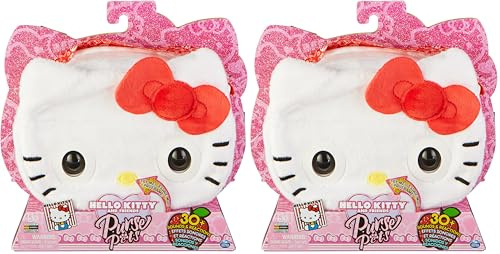 Purse Pets Hello Kitty - interaktive Umhängetasche mit 30+ Geräuschen, Reaktionen, Augenblinzeln und Musik, Kindertasche und Spielzeug in einem, ab 5 Jahren (Packung mit 2)