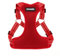 Voyager Verstellbares Hundegeschirr mit Reflektorstreifen by Best Pet Supplies - Strapazierfähige Ganzkörperweste ohne Zugkraft mit Leinen-D-Ring, atmungsaktiv, Rot, size XS