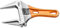 NEO TOOLS Verstellschlüssel kurz 185 mm, Bereich 0-53 mm