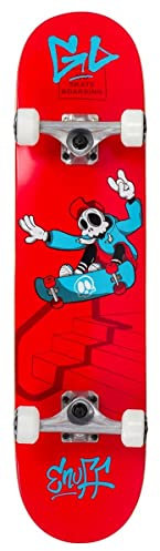 Enuff Skateboards Skully Skateboard, Unisex, Erwachsene, Rot (Rot), 19 cm