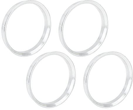 X AUTOHAUX 4 Stück 72,6 bis 66,6 mm Aluminiumlegierung Auto-Naben-Zentrierringe