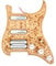 Alnicov 3-lagiges SSH vorverdrahtetes Pickguard-Set Alnico V Humbucker-Tonabnehmer Ahorn-Schlagbrett Rückplatte Scratch Plate für Strat ST Style E-Gitarre