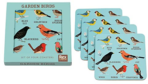 Garden Birds Coasters (set Of 4)