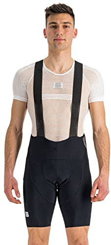 Sportful Classic BIBSHORT, Pantaloncini Ciclismo Uomo, Nero, S