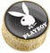 Piercingfaktor Ohr Plug Flesh Tunnel Piercing Ohrpiercing Holz Double Flared Playboy Bunny Weiß Schwarz 16mm