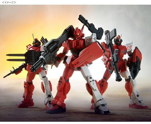 BANDAI SPIRITS 1/144 HG Red Giant 03rd MS Team Set