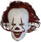 SHIFANQI Scary Clown Latex Mask Joker Scary Creepy Halloween Costume Props Cosplay Face Mask for Adults, Kids (Smile)