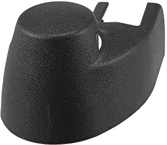 X AUTOHAUX 1 Stück Heckscheibe Wischerarm Abdeckung Kappe für Skoda Fabia Schwarz