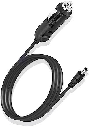 YAODHAOD Cavo accendisigari da 12 V CC 3A, da 5,5 x 2,1 mm a cavo di alimentazione per auto, caricabatterie da auto da 20 AWG, cavo di prolunga per auto, DVR, fotocamera, GPS, TVCC (6 ft)