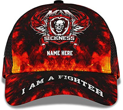 208 Damen Herren Baseball Kappe Mütze MMA-Krankheit Ich Bin EIN Kämpfer Baseball Cap Vintage Snapback Kappe Baumwolle Angeln Hüte Für Kletter Reisen Wander