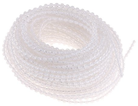 barenx Vorhang-Seil, 2 m lang, für Raffrollo-Montage, mit Perlen