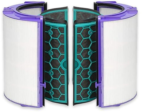 Neutop 360 Degree Glass HEPA Filter and Activated Carbon Filter Compatible with Dyson Pure Cool DP04 HP04 TP04 Air Purifying Tower Fan