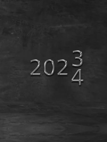 2023-2024: A4 Kalenderbuch XXL 1 Tag 1 Seite | Planer | Tagebuch | Notizbuch | Juli 2023 bis Juni 2024 | Studienplaner | Kalender gebunden | 365 Tage | 392 Seiten | Cover Farbe Schwarz