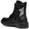 Geox J Casey Girl G, Stivaletto, Black/Dk Silver, 32 EU