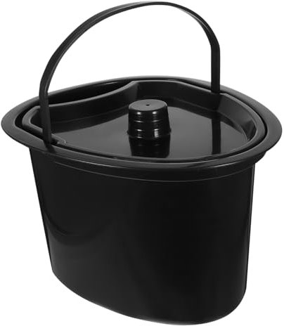 CLISPEED Urinoir Portable 1 Ensemble D'Accessoires De Chaise Pot Urinoir Voyage Ménage Plastique Crachoir Pour Personnes Âgées