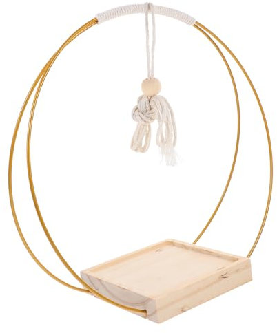 Sosoport Hängender Blumentopfständer Für Den Garten Pflanzenaufhänger Für Die Wand Pflanzenregal Für Fenster Deckenregal Kleiderbügel Sukkulente Pflanzen Holz Draussen