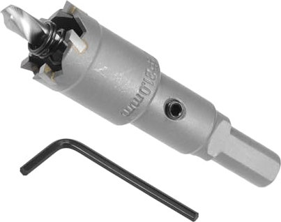 CoCud Carbide Hole Saw, 0.8 Inch/21mm Diameter, Metal Steel Hole Cutters Drill Bits - (Applications: for Metal Wood), 1-Pieces