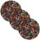 3 Pcs Trivet Mat for Hot Pots and Pans 15in Retro Spiral Elements Colorful Cotton Thread Weave Pots Pans Set Holder for Microwave Stove Kitchen Aid