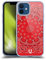 Head Case Designs Klassish Rot Klassische Paisleymuster Gelhülle [Militärischer Schutzgrad] Kompatibel Mit Apple iPhone 12 / iPhone 12 Pro Und Kompatibel Mit MagSafe