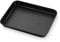 TEAMFAR Mini bandeja para horno, rectangular de acero al carbono, bandeja para tartas, molde con revestimiento antiadherente para hornear, servir sano y resistente, fácil de limpiar, 23,6 x 17,6 x 2,5
