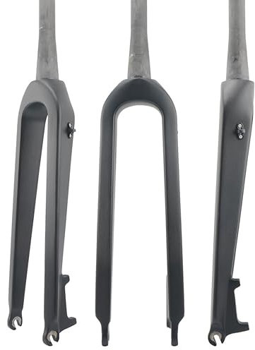 Fourche VTT en Fiber de Carbone 26 27.5 29 Pouces VTT Fourche Rigide 1-1/2 Frein à Disque Conique Fourche Avant QR 9X100mm Ultraléger