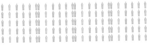 CAXUSD 120pcs Calligraphy Pen Nibs Set Fountain Pen Replacement Nibs for Writing Drawing Manga Comic Art