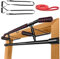 Athleticx Klappbare Klimmzugstange für Türrahmen [bis 200 kg] – Pull Up Bar für Zuhause, Dip Barren, Fitnessgeräte für Home Gym & Krafttraining, Ideal für Klimmzüge, Dips & Liegestütze