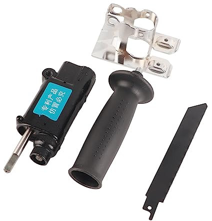 Elektrischer Bohrer-zu-Säge-Adapter, Kurvensäge, Säbelsäge, Elektrische Feile 3 in 1, Ergonomisches Design, für Holz, Stahlrohr, Kunststoffschneiden, Praktisch Beim